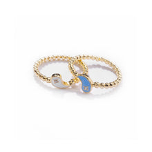 Cargar imagen en el visor de la galería, YinYang Ring stacks