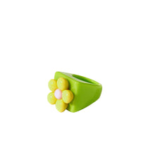 Load image into Gallery viewer, Yellow Flower Ring
