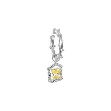 Load image into Gallery viewer, Yellow Zirconia Gem Earring

